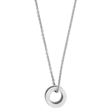 Bulgari 18k White Gold B.Zero1 Necklace // Pre-Owned