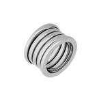 Bulgari 18k White Gold B.Zero1 5 Band Ring // Ring Size: 6.25 // Pre-Owned