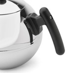 Bredemeijer // BELLA RONDE Flat Bottom Teapot // 41 Fl. Oz