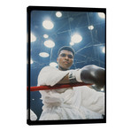 Pre-Fight Corner Shot Of A Young, Robed Muhammad Ali // Muhammad Ali Enterprises