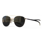 Men's Walkabout Polarized Sunglasses // Gold + Black