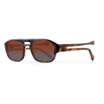 Men's Shackleton Polarized Sunglasses // Walnut + Dark Copper + Gray Gradient