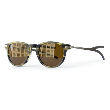 Men's Wabash Polarized Sunglasses // Matte Monterey Pine + Dark Amber