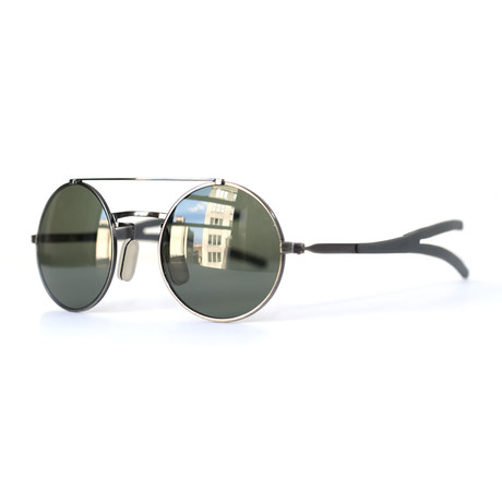 Men's Model 10.03 Polarized Sunglasses // Antique Pewter + Olive Green