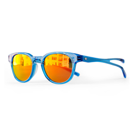 Men's Gran Paradiso Polarized Sunglasses // Blue + Orange Mirror