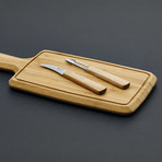 Cutting Board + Curved Paring Knife + Potato Peeler // Set of 3