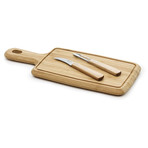 Cutting Board + Curved Paring Knife + Potato Peeler // Set of 3