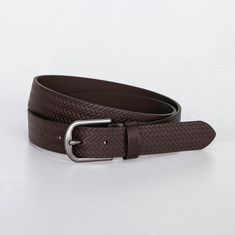 Austin Belt // Dark Brown (35")