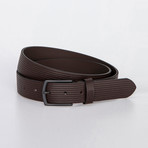Avery Belt // Dark Brown (35")
