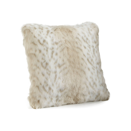 Limited Edition Faux Fur Pillow // Lynx (Decorative)