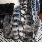 Limited Edition Faux Fur Throw // Noble Wolf