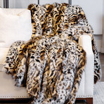 Limited Edition Faux Fur Throw // Ocelot