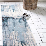 Sebastia Estrella Rug // Light Blue (3'3"L x 5'3"W)