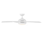 Odyssey // Indoor + Outdoor 5-Blade Smart Ceiling Fan + LED Light Kit + Remote Control (Brushed Nickel)