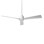 Clean // Indoor + Outdoor 3-Blade Smart Ceiling Fan + Remote Control (Brushed Aluminum)