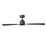 Clean // Indoor + Outdoor 3-Blade Smart Ceiling Fan + LED Light Kit + Remote Control (Brushed Aluminum)