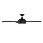 Odyssey // Indoor + Outdoor 5-Blade Smart Ceiling Fan + LED Light Kit + Remote Control (Brushed Nickel)