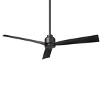 Clean // Indoor + Outdoor 3-Blade Smart Ceiling Fan + Remote Control (Brushed Aluminum)