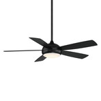 Odyssey // Indoor + Outdoor 5-Blade Smart Ceiling Fan + LED Light Kit + Remote Control (Brushed Nickel)