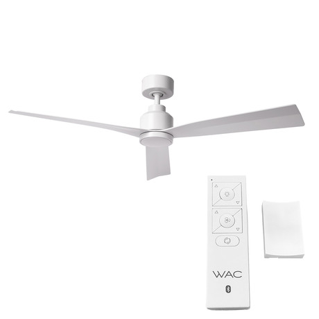 Clean // Indoor + Outdoor 3-Blade Smart Ceiling Fan + Remote Control (Brushed Aluminum)