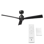 Clean // Indoor + Outdoor 3-Blade Smart Ceiling Fan + Remote Control (Brushed Aluminum)