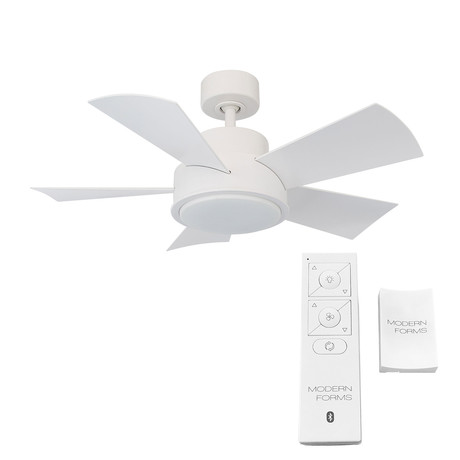 Elf // Indoor + Outdoor 5-Blade Smart Ceiling Fan + Light Kit + Remote Control (Bronze)