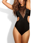 Femme Fatale Bodysuit // Black  (2XL)