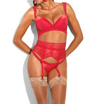 Si Garter Belt // Red (3XL)