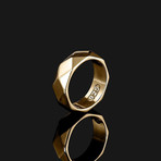 Geom Ring // Gold (8.5)