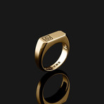 Signature Ring // Gold (8.5)