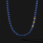 Lapis Lazuli Necklace // Gold (22")