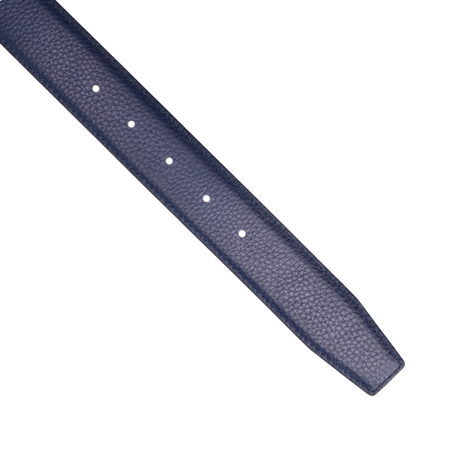 Ferragamo Black Blue Leather Adjustable & Reversible belt – NYC