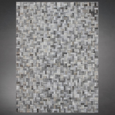 Coffer Rug // Gray Stone // 10'W x 12'L