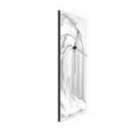 Wave V1 Clock // White (6"W x 16"H x 1"D)