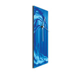 Wave V1 Clock // Blue (6"W x 16"H x 1"D)