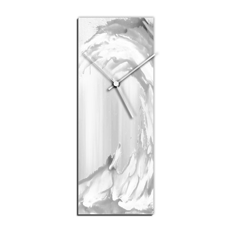 Wave V2 Clock // White (6"W x 16"H x 1"D)
