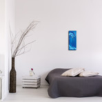 Wave V1 Clock // Blue (6"W x 16"H x 1"D)