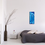Wave V2 Clock // Blue (6"W x 16"H x 1"D)
