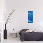 Wave V1 Clock // Blue (6"W x 16"H x 1"D)