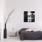 Street Square Clock // Black (16"W x 16"H x 1"D)