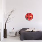 City Colors Circle Clock (16"W x 16"H x 1"D)