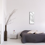 Wave V1 Clock // White (6"W x 16"H x 1"D)