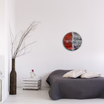 City Alley Circle Clock (16"W x 16"H x 1"D)