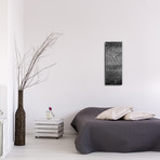 Flecked Clock // Black (6"W x 16"H x 1"D)