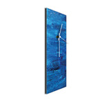 City Blue V2 Clock (6"W x 16"H x 1"D)