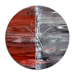 City Alley Circle Clock (16"W x 16"H x 1"D)