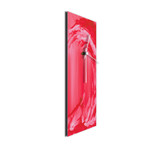 Wave V2 Clock // Red (6"W x 16"H x 1"D)