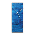 City Blue V2 Clock (6"W x 16"H x 1"D)