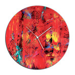 City Colors Circle Clock (16"W x 16"H x 1"D)