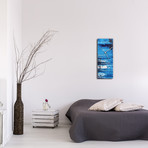 City Blue V1 Clock (6"W x 16"H x 1"D)